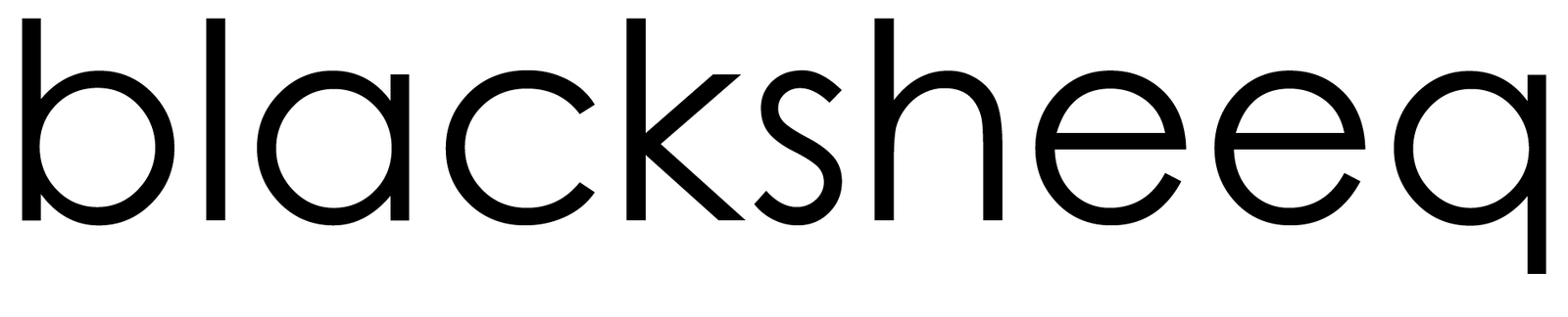 blacksheeq logo tekst